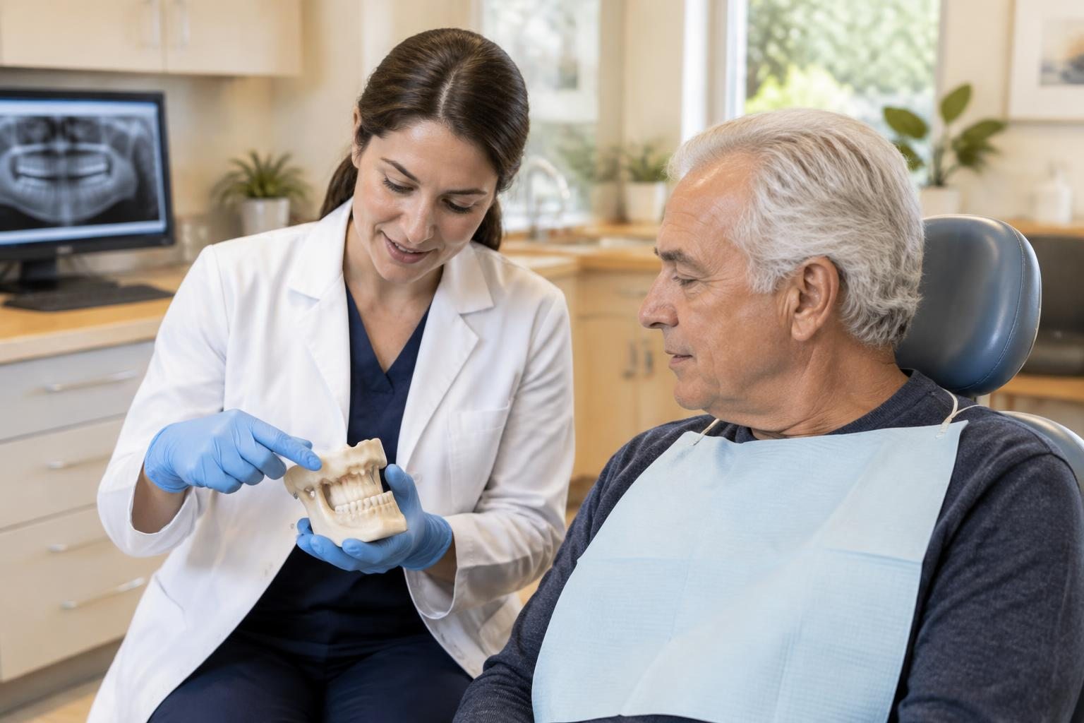 Illustrative tooth extraction dental photograph, not the Parramatta Green Dental team or premises
