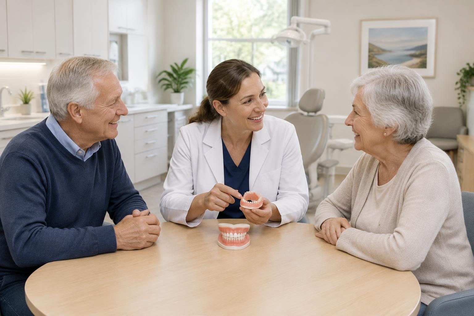Illustrative dentures dental photograph, not the Parramatta Green Dental team or premises